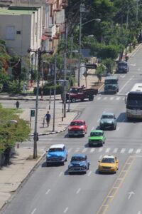 rush hour in Cuba